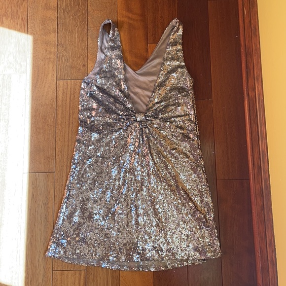 Forever 21 Silver Sequin Dress - Picture 2 of 4
